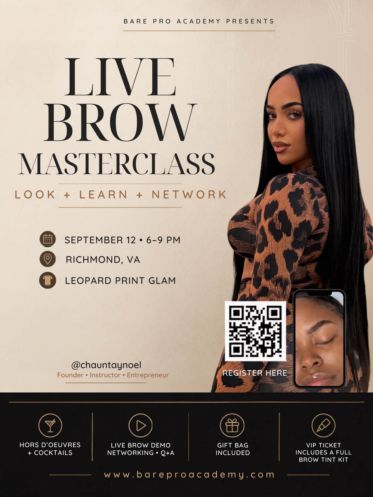 RVA BROW MASTER CLASS ( LOOK, LEARN, NETWORK)
