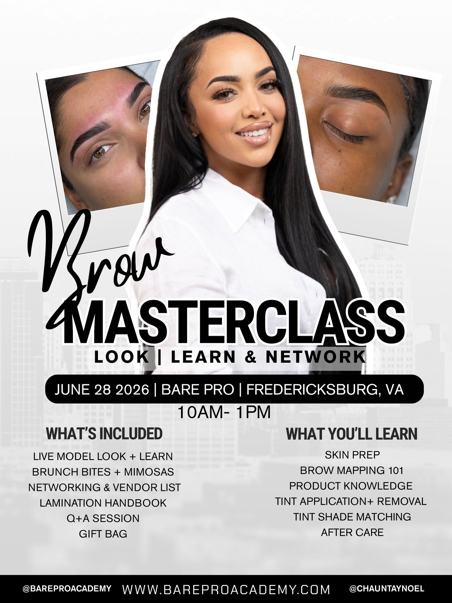 LIVE BROW MASTERCLASS - FXBG