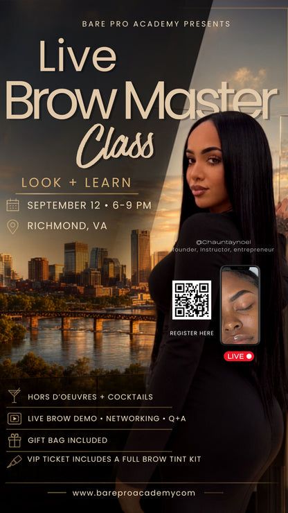 RVA BROW MASTER CLASS ( LOOK, LEARN, NETWORK)
