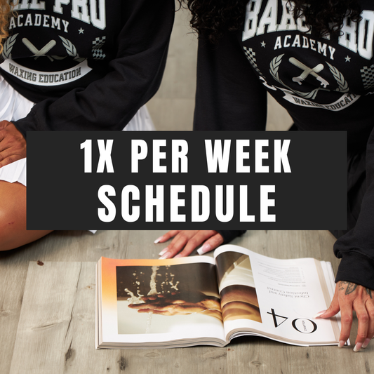 115 Hour Wax technician course  (1x per week)